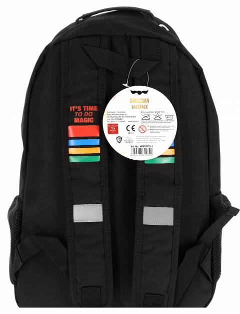 Ghiozdan Scolar, Harry Potter, 2 Fermoare, Negru