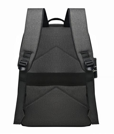 Ghiozdan Laptop, Black It, 2 Fermoare, 42HX30X12cm, Negru