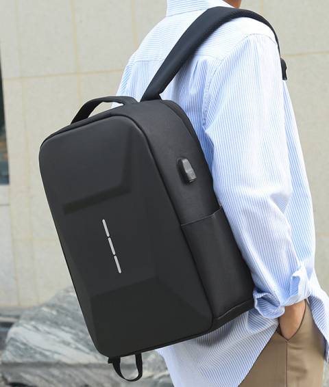 Ghiozdan Laptop, Black It, 2 Fermoare, 42HX30X12cm, Negru