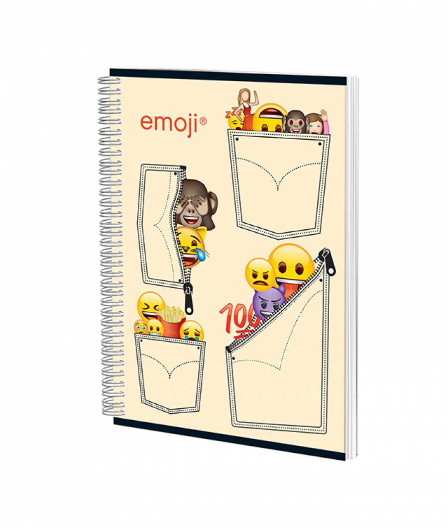 Caiet spira Emoji Clasic A4 80file matematica
