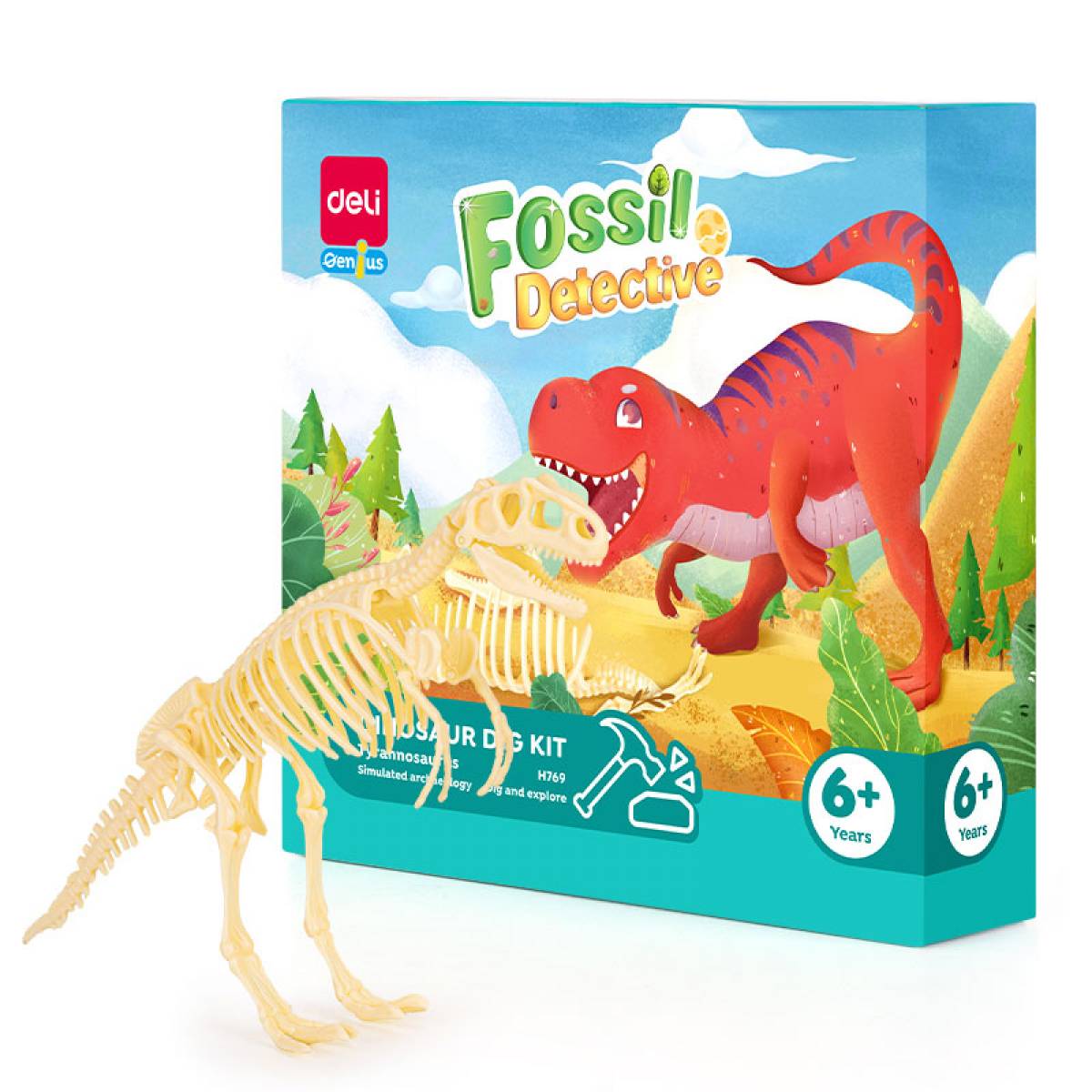 SET CREATIV FOSSILE DETECTIVE TYRANNOSAURUS DELI