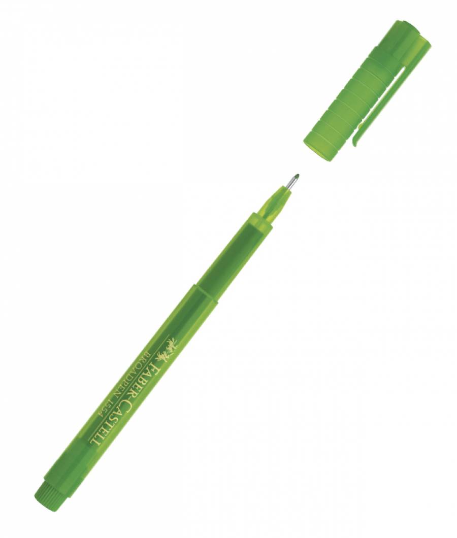 Liner 0.8mm Verde Broadpen 1544 Faber-Castell