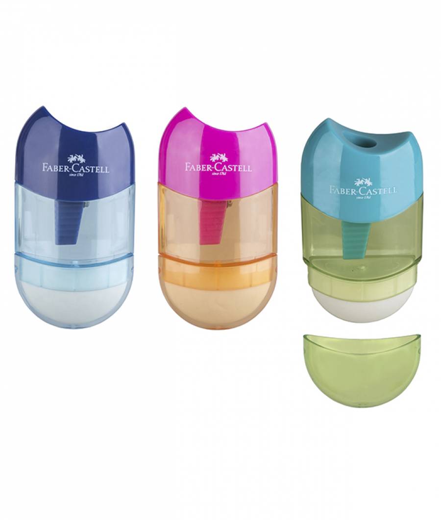 Ascutitoare Plastic cu Radiera Trend 2019 Faber-Castell
