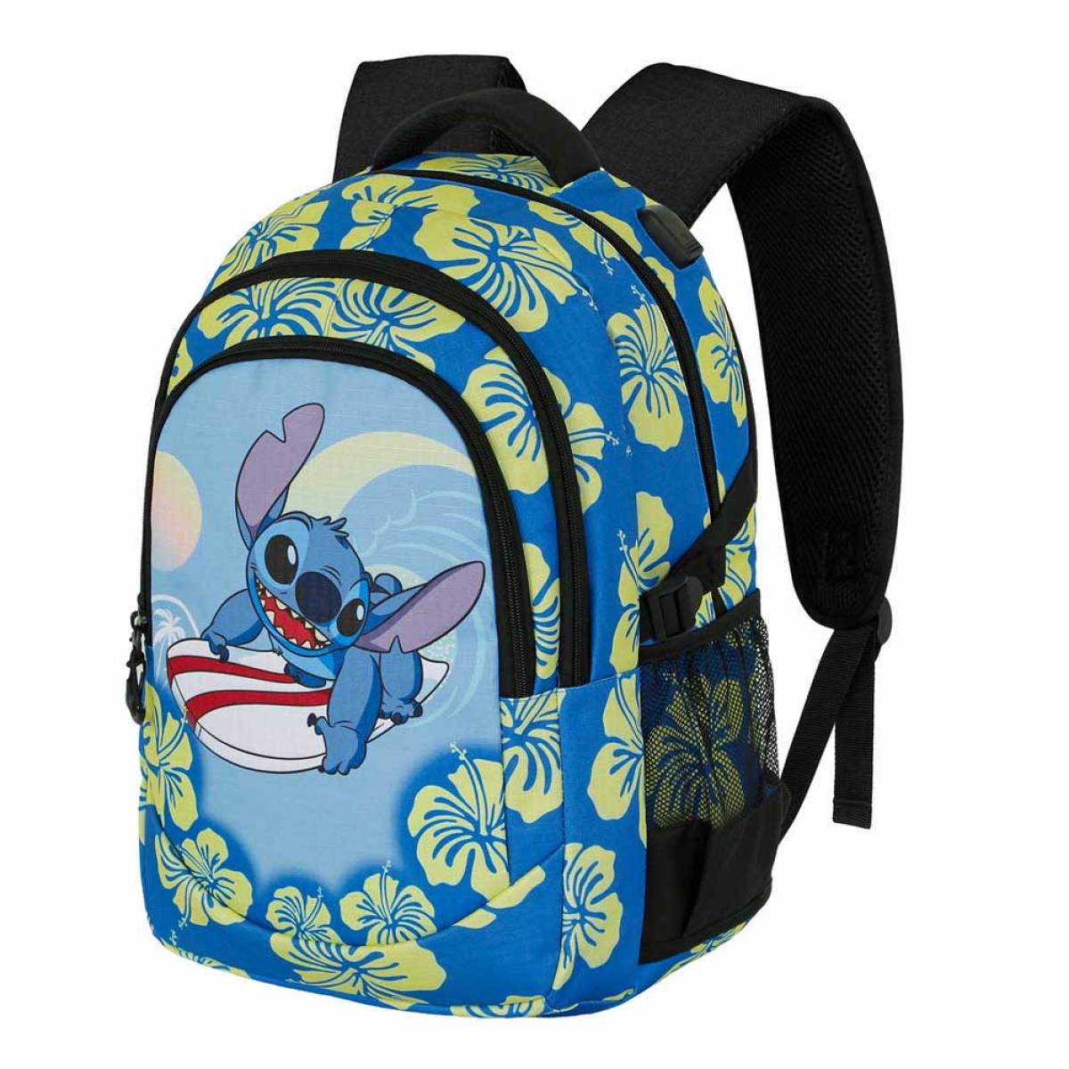 Ghiozdan de Disney Lilo and Stitch Lifestyle PLUS, albastru 21x34x46cm