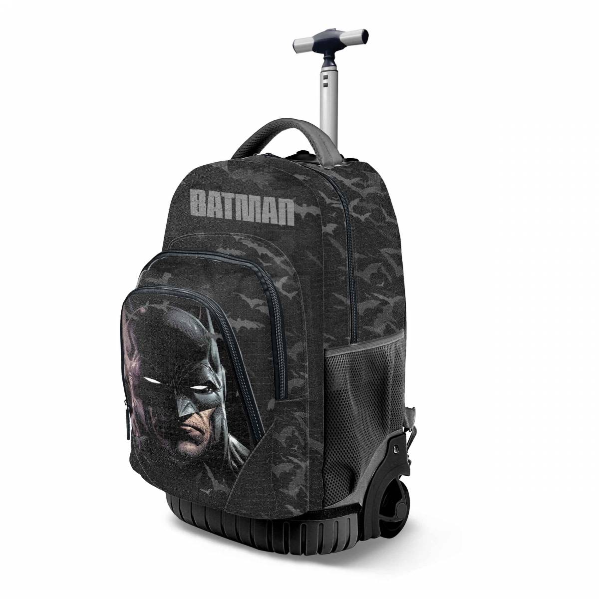 Ghiozdan troler DC Comics Batman Face FAN GTS, negru 47x32x25cm