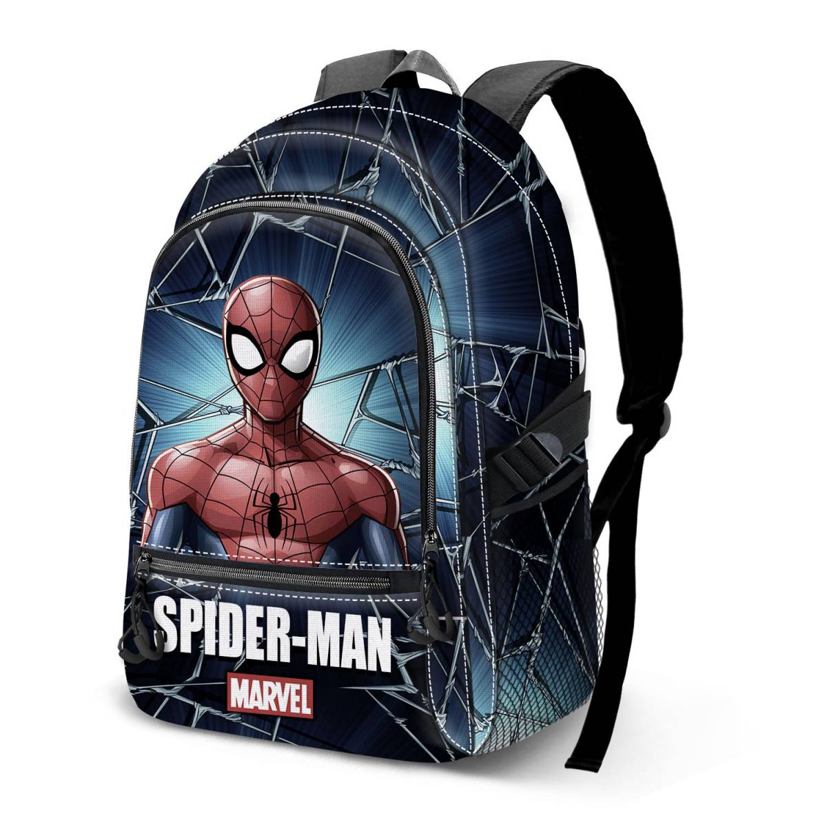 Ghiozdan Marvel Spiderman Maximum FAN Fight 2.2, albastru 44x31x18cm