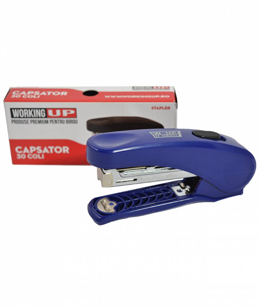 Capsator plastic 30 file (62mm)W-UP ALBASTRU