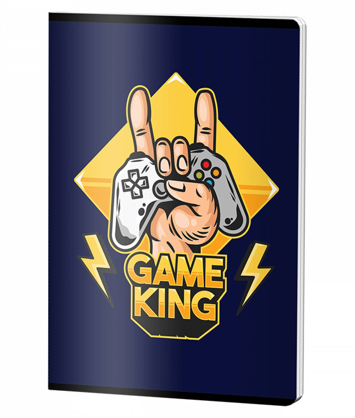 Caiet Capsat Dictando, A4, Pigna , coperta plastic, 60file, 70 gr, UNI GAMING CB