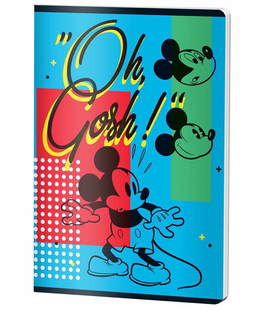 Caiet A4 60file, dictando, Mickey .