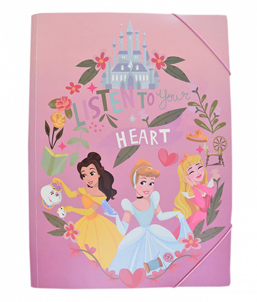 Mapa plastic cu elastic A4 Princess R