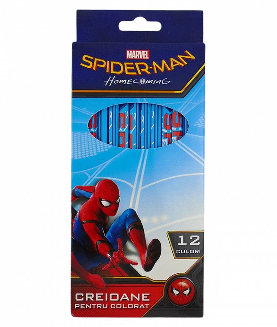 Creioane Color SPIDERMAN 12buc