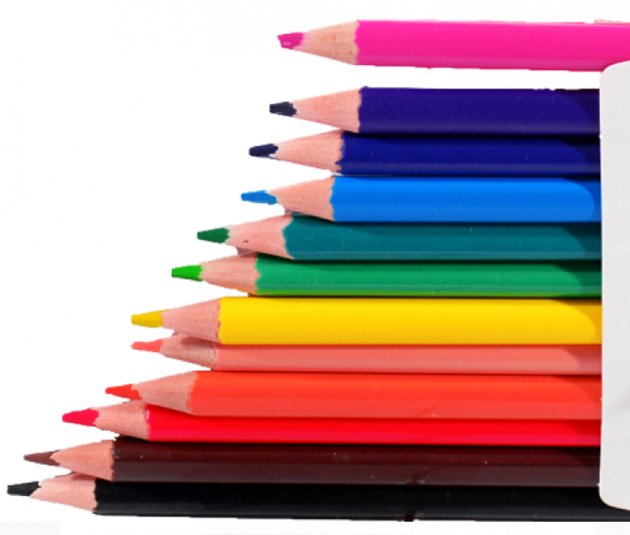 Creioane Color 12/set cutie tip suport
