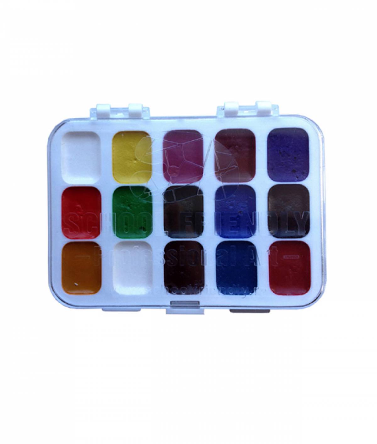 Acuarele COLORISTICA semiuscate 15 culori