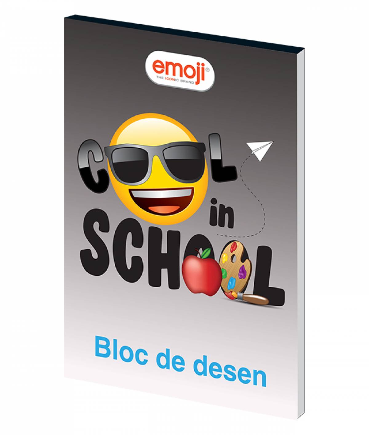 Bloc desen, A4, hartie speciala 160gr, recomandat acuarela, tempera, acrilic, 16file Emoji OB 2269