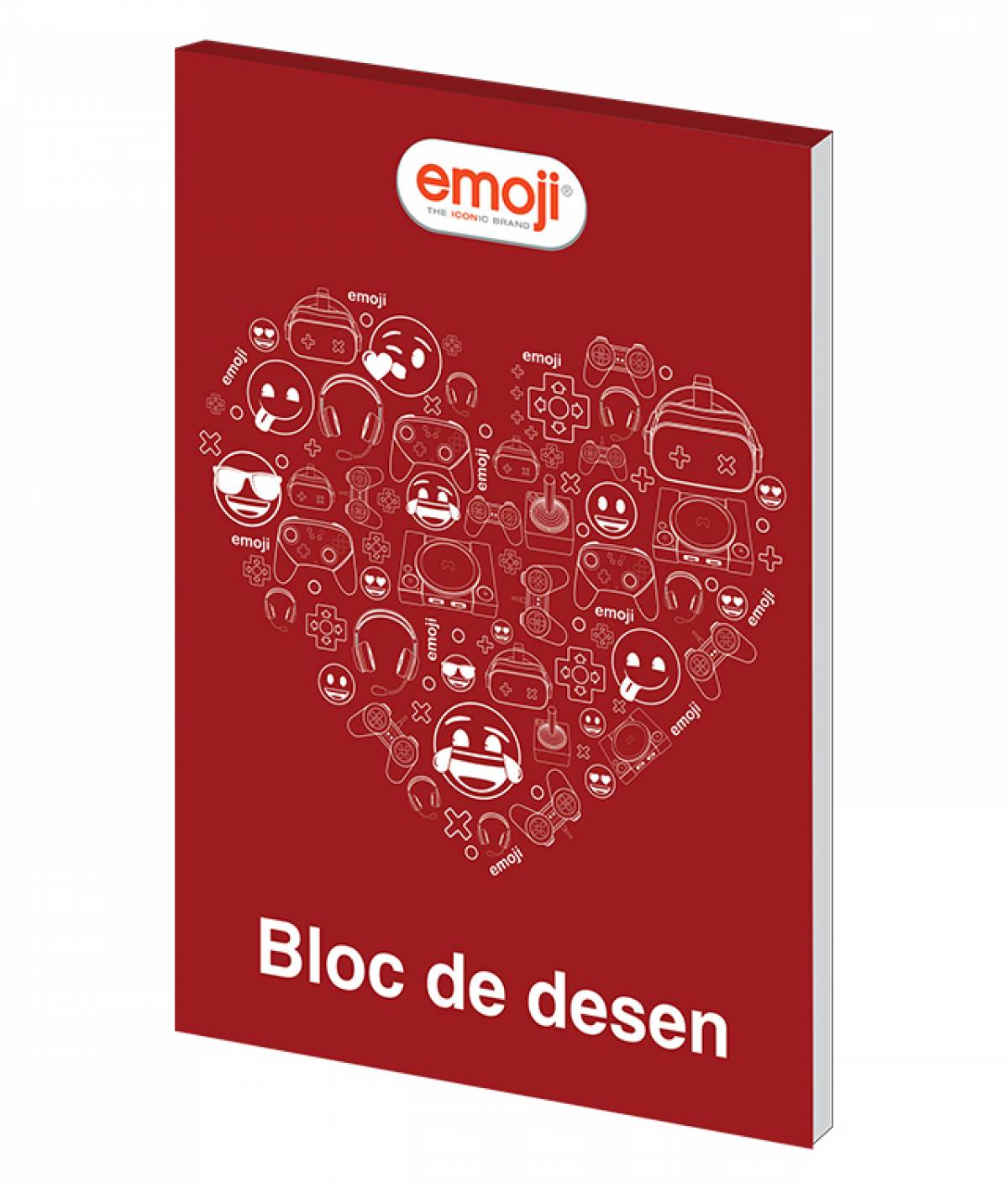 Bloc desen, A4, hartie speciala 160gr, recomandat acuarela, tempera, acrilic, 16file Emoji OC 2229