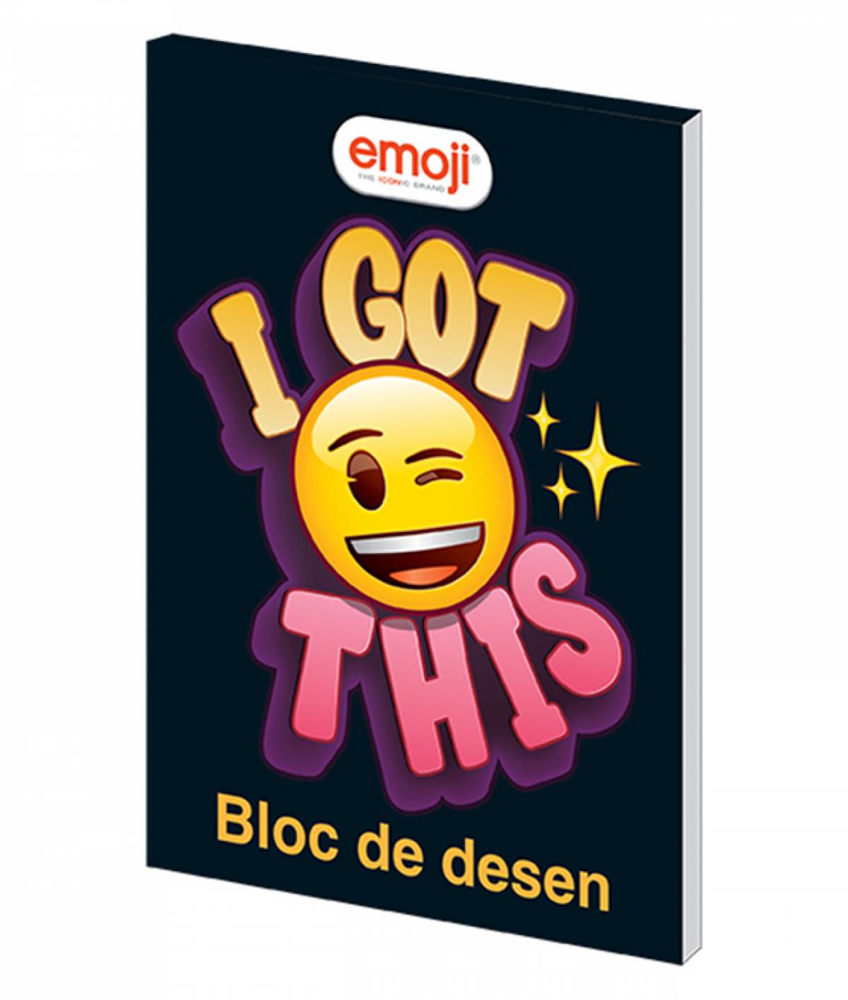 Bloc desen, A4, hartie speciala 160gr, recomandat acuarela, tempera, acrilic, 16file Emoji OJ 2189
