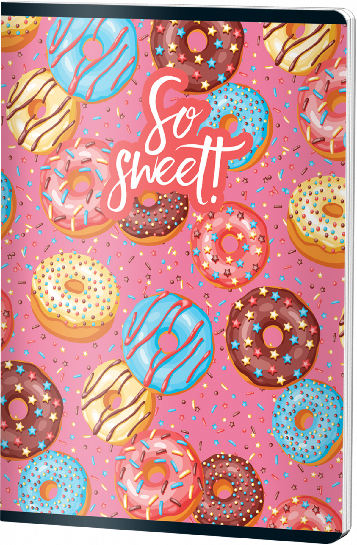 Caiet Dictando, A5, Pigna Clasic, 80file, 60 gr, FETE, DONUTS