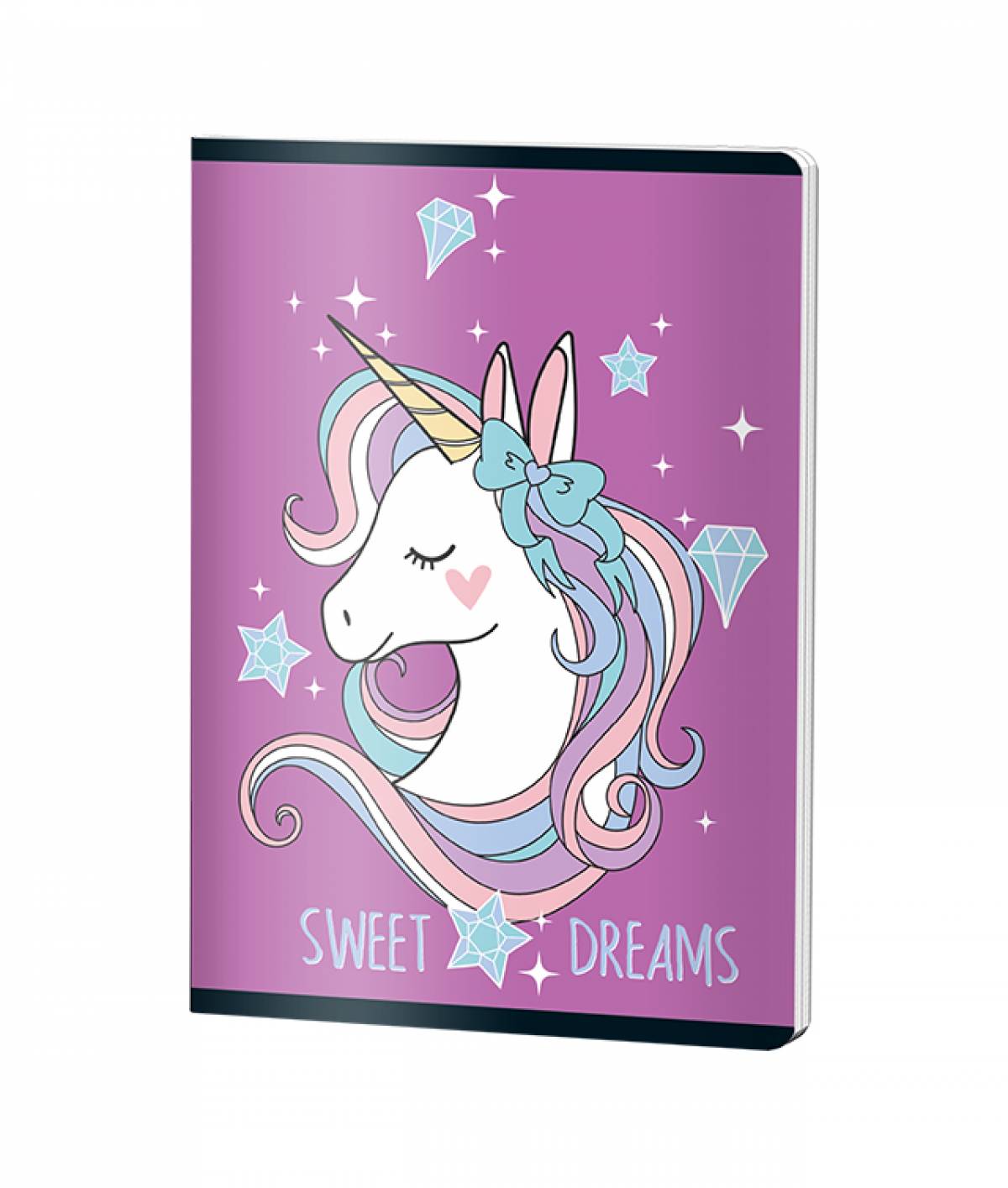 Caiet Dictando, A5, Pigna Clasic, 80file, 70 gr, UNICORN