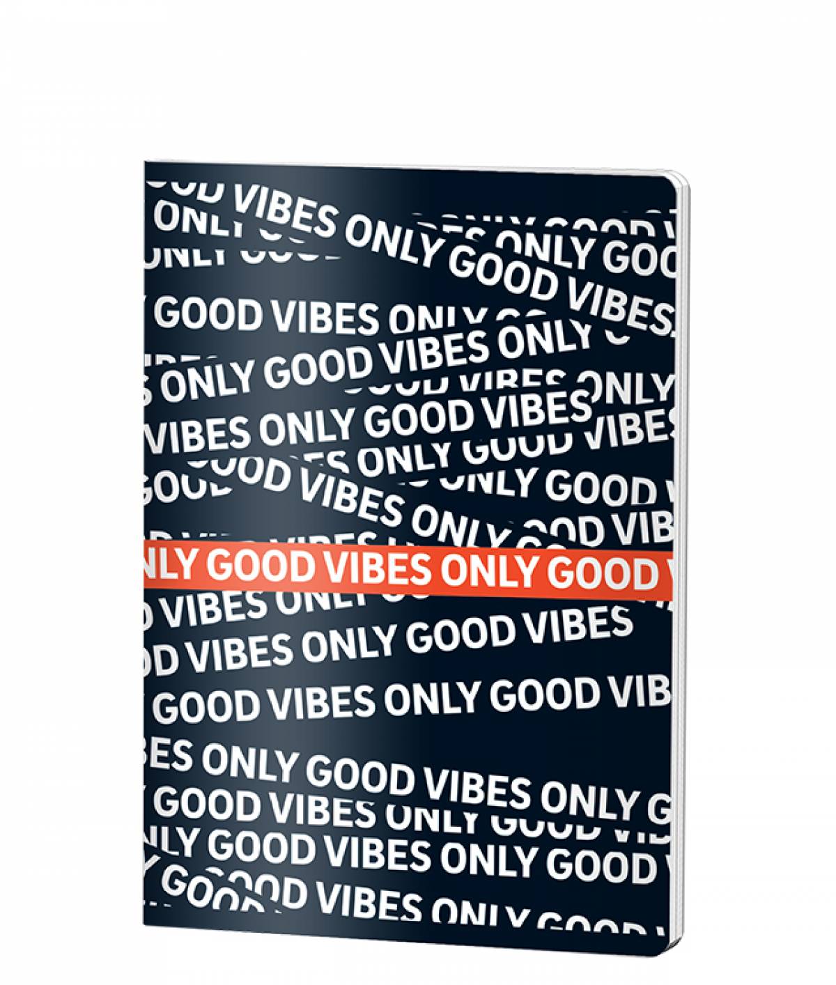 Caiet Matematica, A4, GOOD VIBES, 80file, 60 gr, BLACK