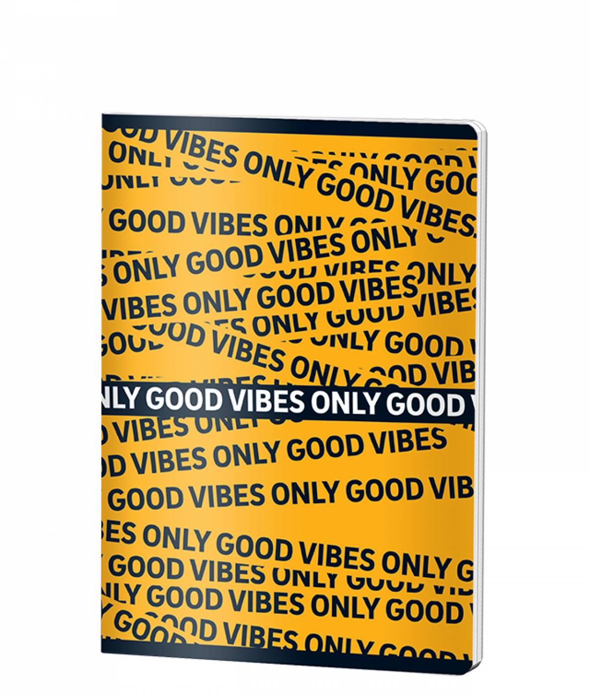 Caiet Matematica, A4, GOOD VIBES, 80file, 60 gr, ORANGE