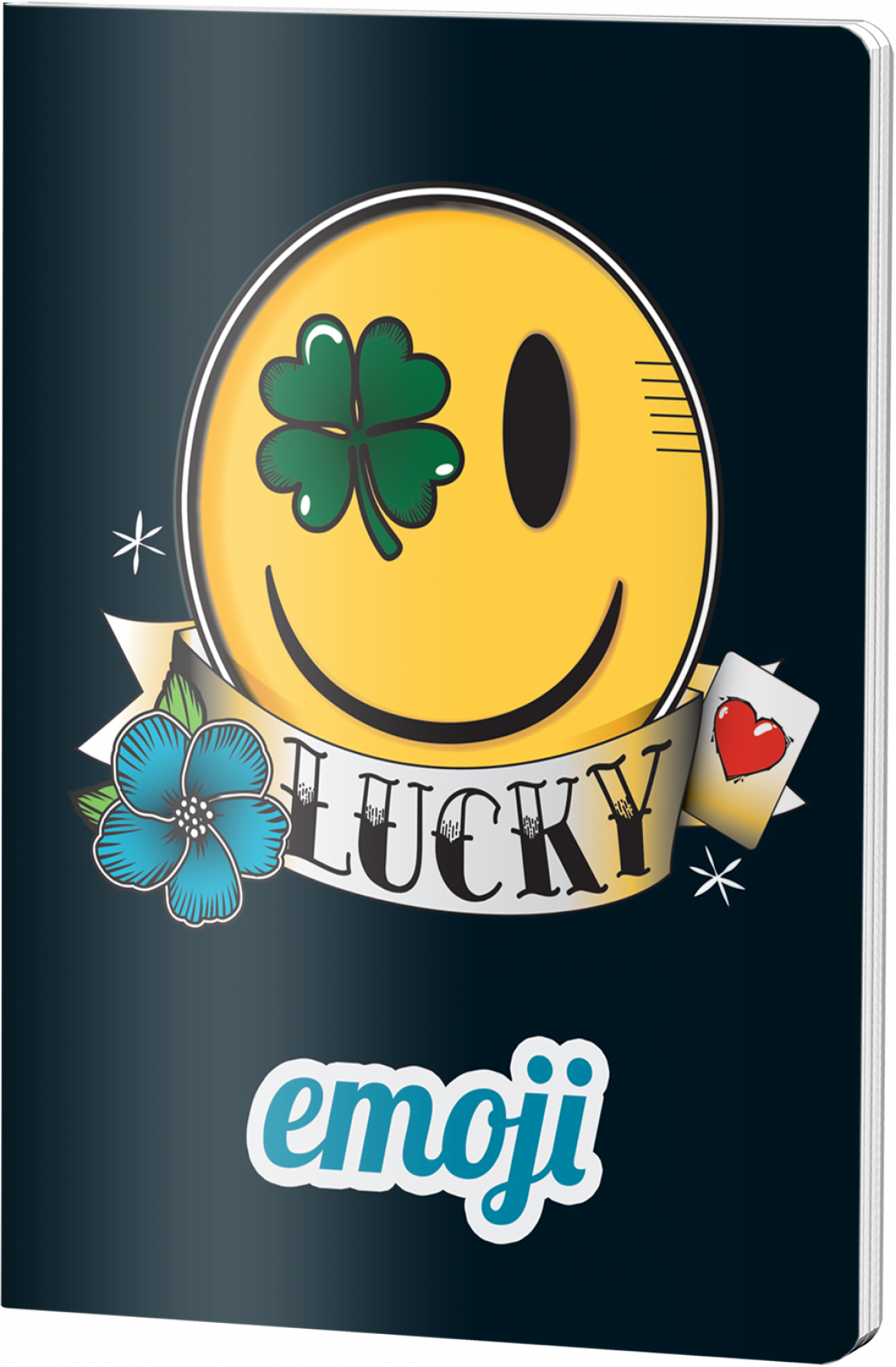 Caiet Matematica, A5, EMOJI CLASIC, 48file, 70gr LUCKY