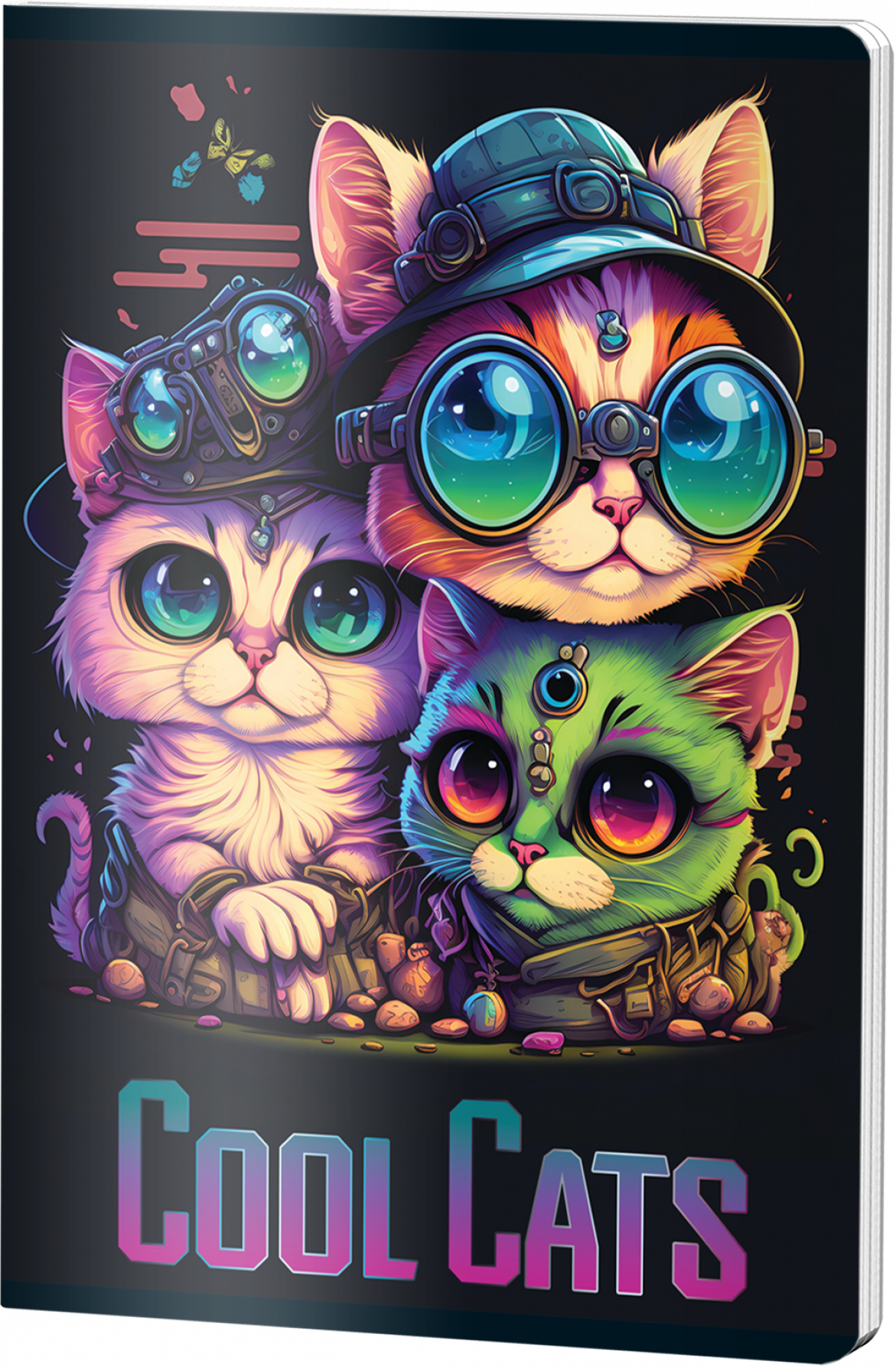 Caiet Matematica, A5, Pigna Clasic, 48file, 70 gr, COOL CATS