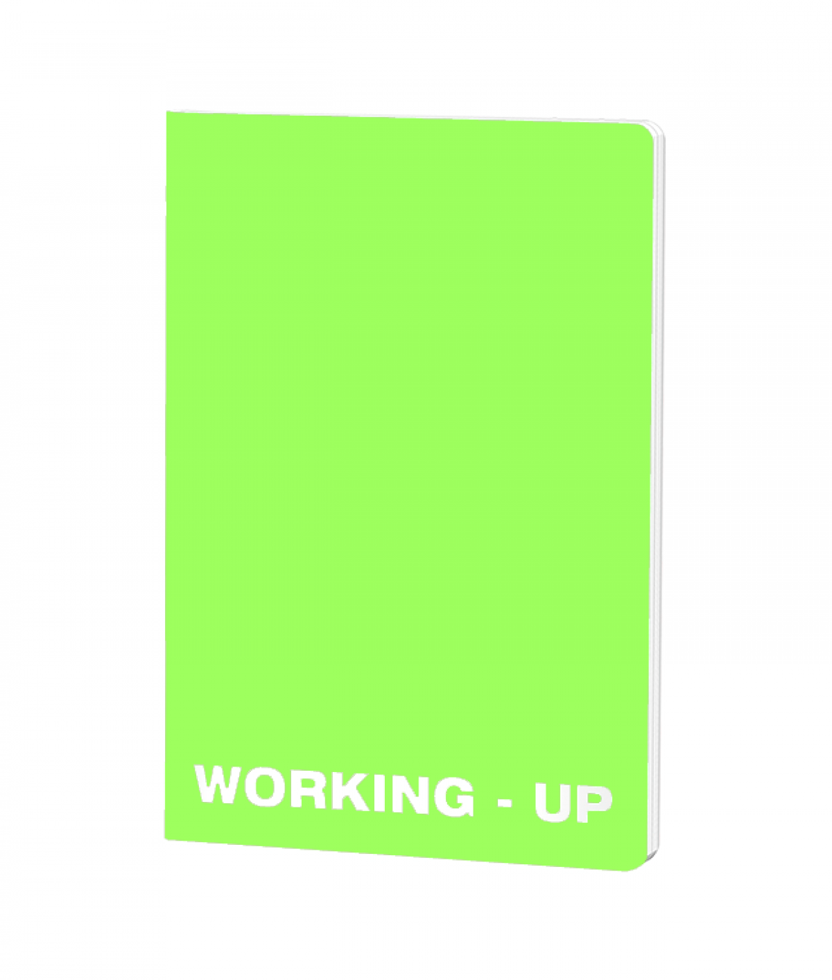 Caiet Matematica, A5 , WorkingUp, coperta plastic, 48 file, hartie 60gr, Verde Neon