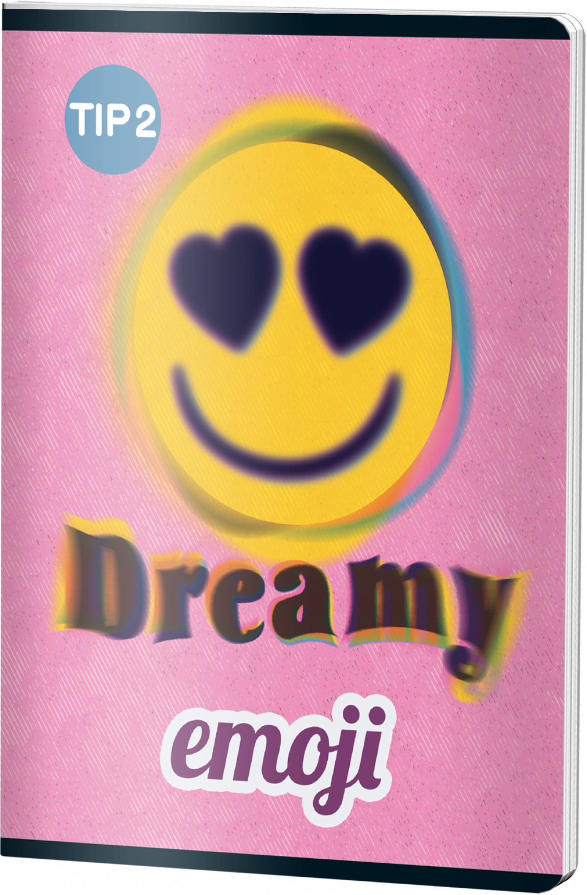 Caiet Tip2, A5, EMOJI CLASIC, 24file, 70gr DREAMY