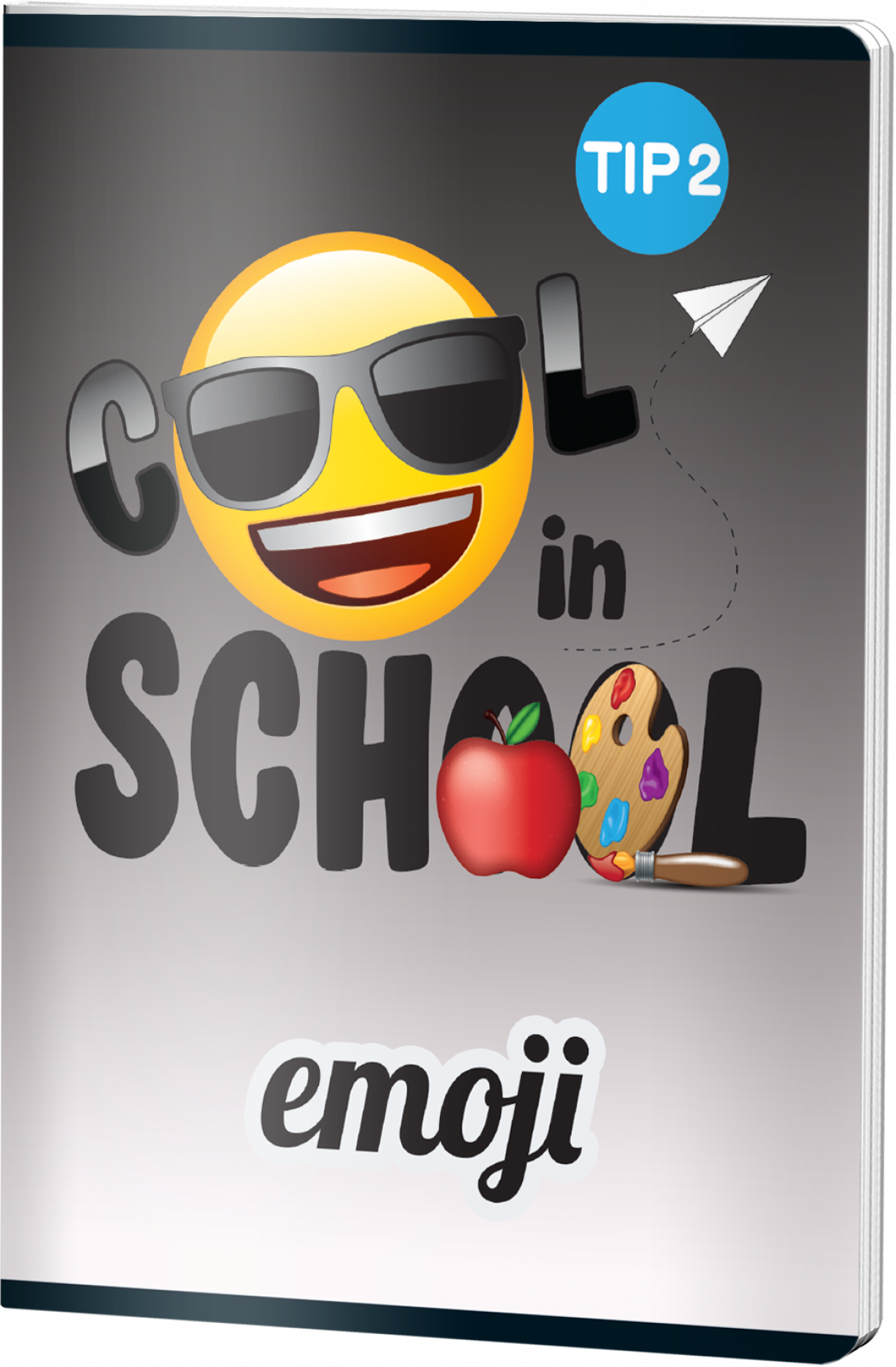 Caiet Tip2, A5, EMOJI CLASIC, 24file, 70gr IN SCHOOL