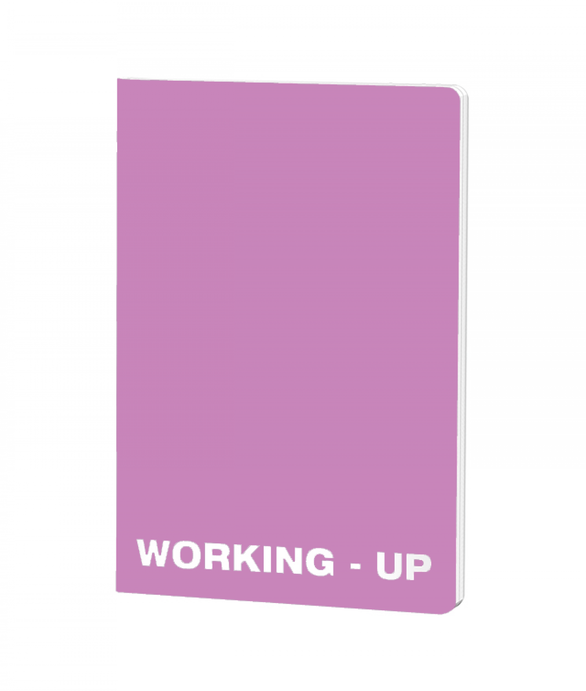 Caiet Velin, A5, WorkingUp, coperta plastic, 48file, hartie 60gr, ROZ PASTEL