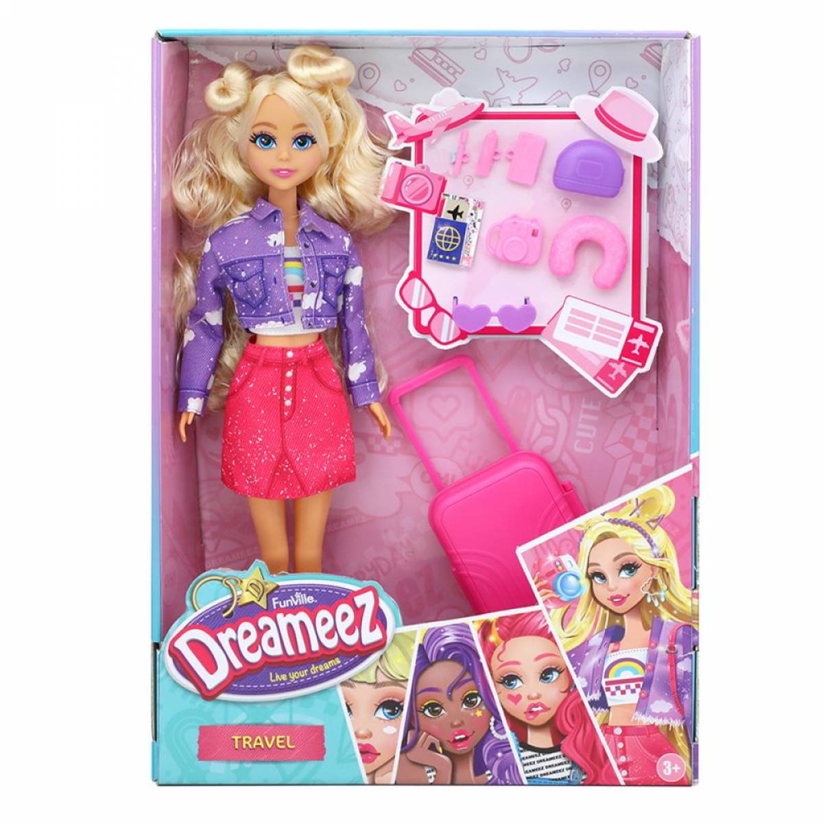 DREAMEEZ - PAPUSA CU SET DE CALATORIE
