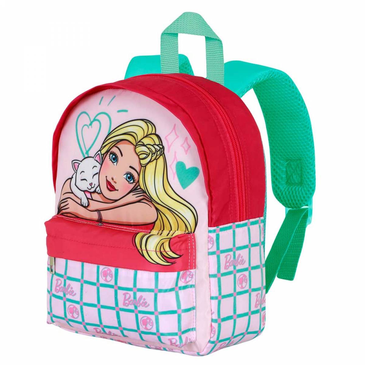 Ghiozdan Prescolari, Barbie Pets, 1 Compartiment, Multicolor, 22cm x 27cm x 10cm