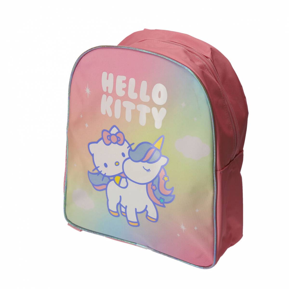 Ghiozdan Prescolari Hello Kitty Unicorn Roz 1fermoar 28HX24X9cm