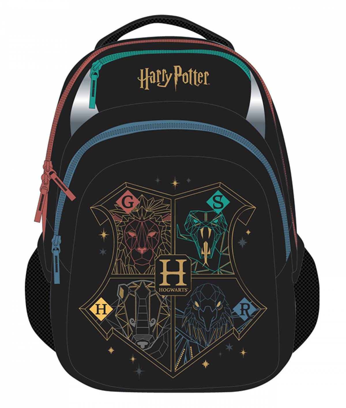 Ghiozdan Teens Harry Potter Negru 3fermoare 45HX32X14cm