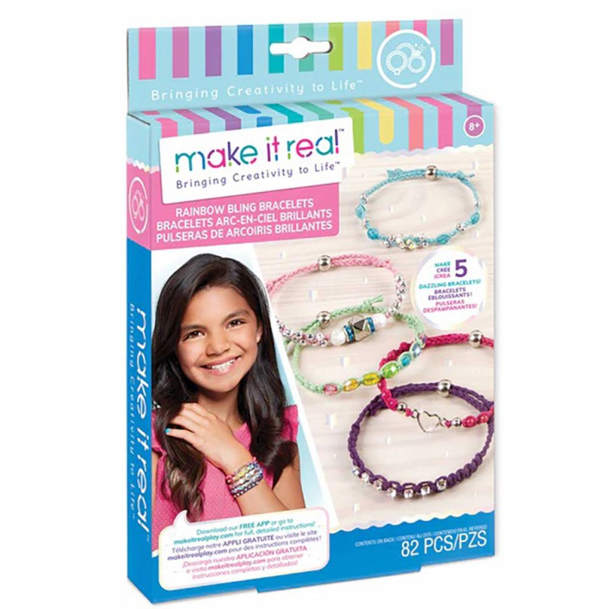 Jucarie MAKE IT REAL - BRATARI IMPLETITE