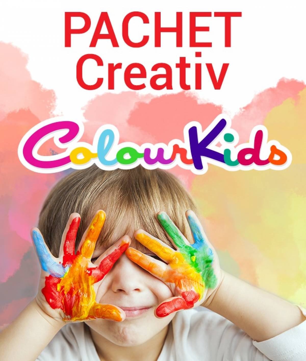 Pachet Creativ COLOR KIDS, Set complet de rechizite pentru copii creativi