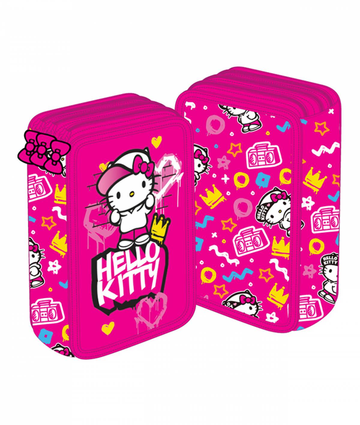 Penar Hello Kitty Neechipat 3fermoare Roz