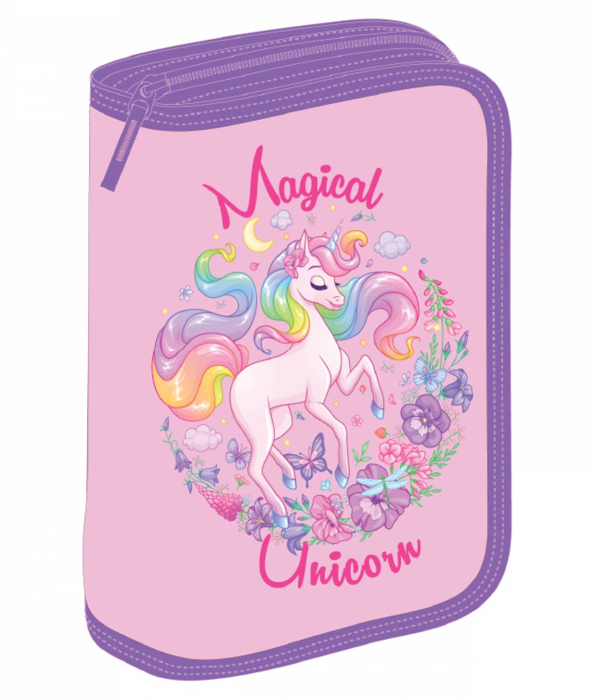 Penar SF 2extensii 31piese Unicorn Roz