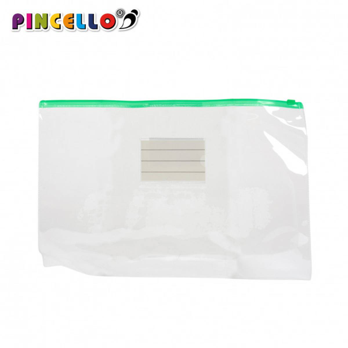 Plic plastic Pincello cu fermoar 35,5x1x24cm