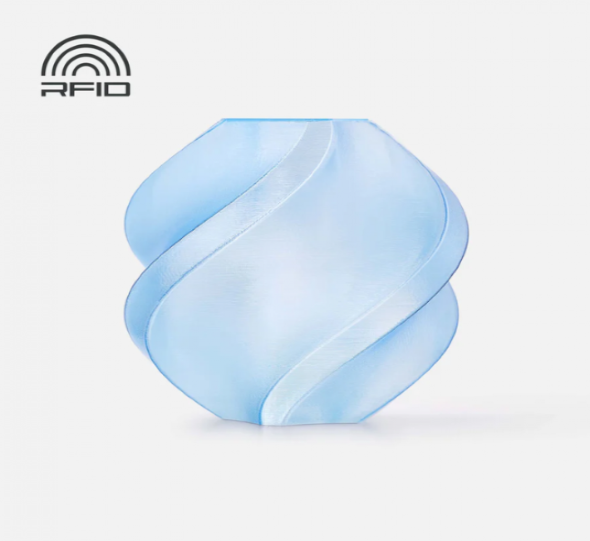 Filament imprimare 3D PETG Translucent - Translucent Light Blue (Cu Rola)