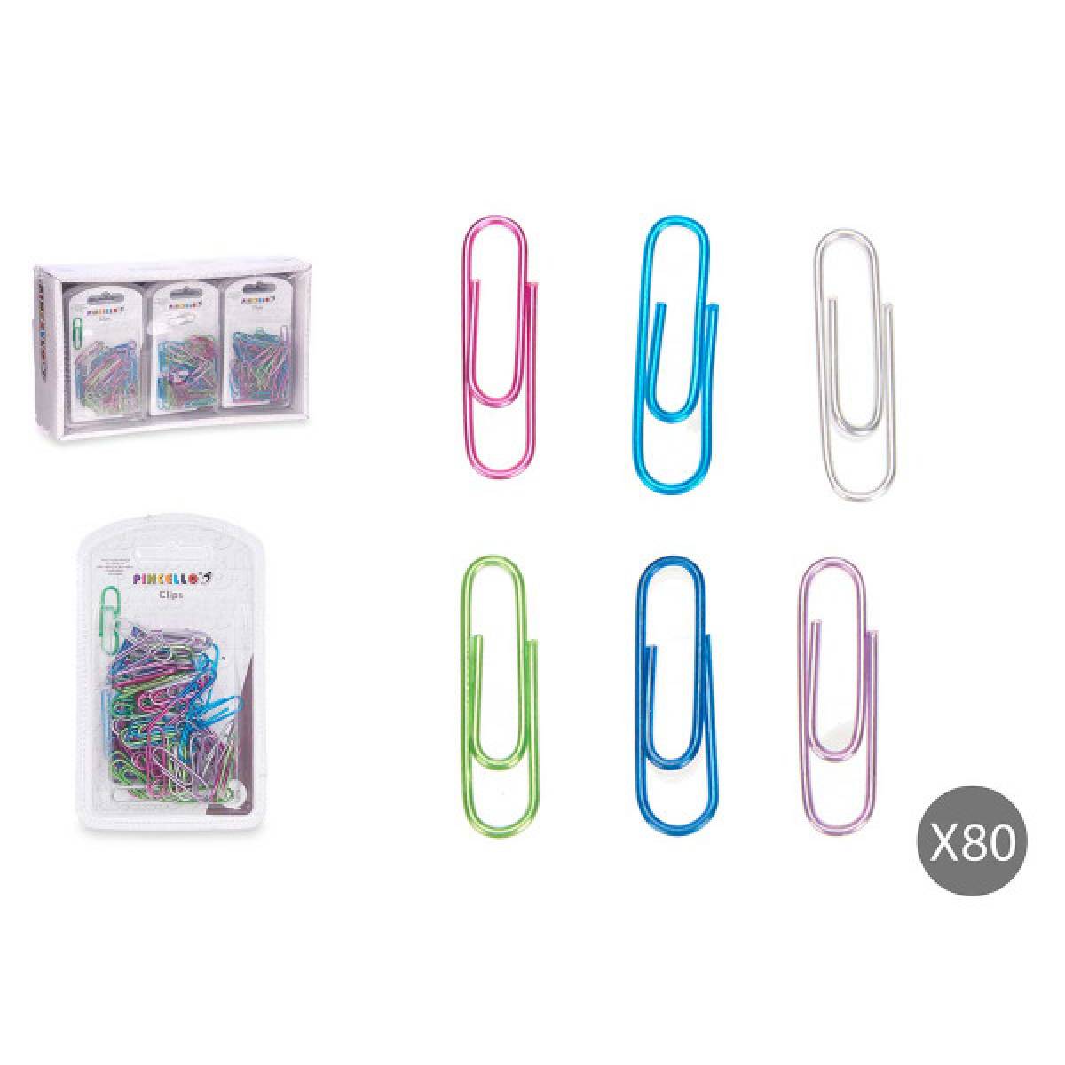 Set 80 Agrafe Multicolore Pincello