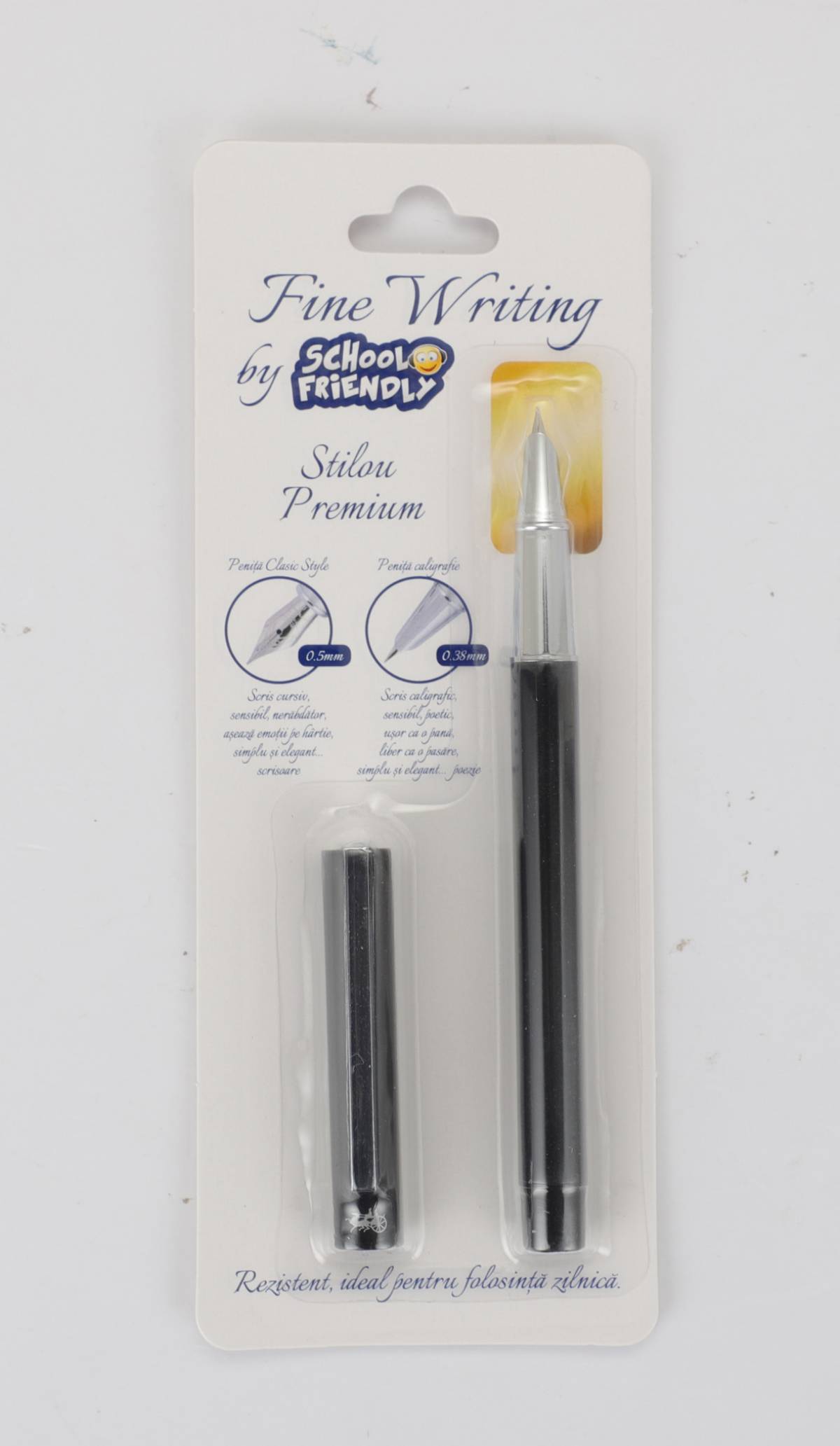 Stilou SCOLAR FOR ME Penita Ascunsa Negru in BLISTER