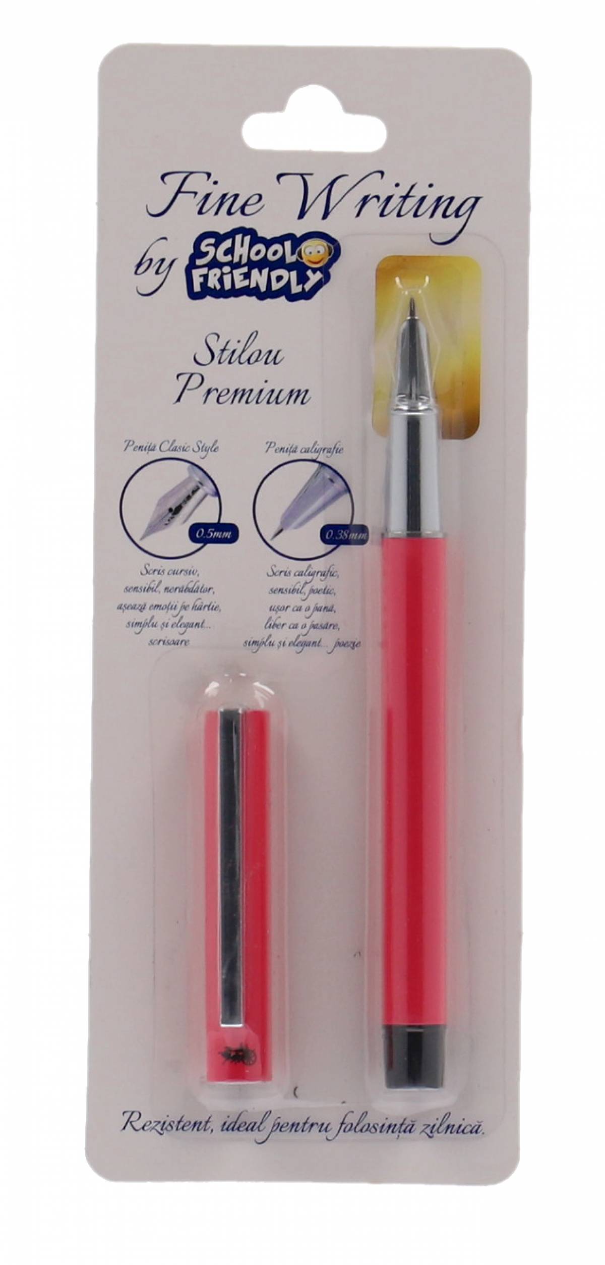 Stilou SCOLAR FOR ME Penita Ascunsa Roz in BLISTER