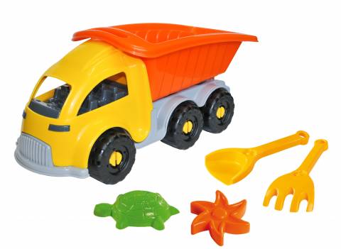 Basculantă cu set nisip 4 piese