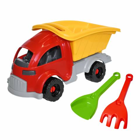 Basculantă cu lopată și greblă