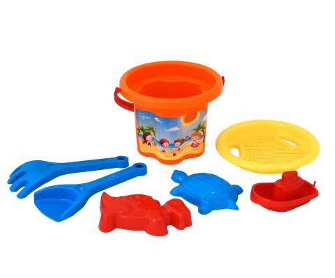 Galetusa set nisip floare 7 piese 