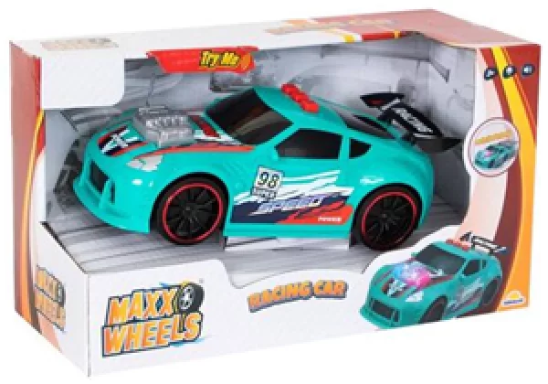 Jucarie MAXX WHEELS - MASINA DE CURSE CU LUMINI SI SUNETE